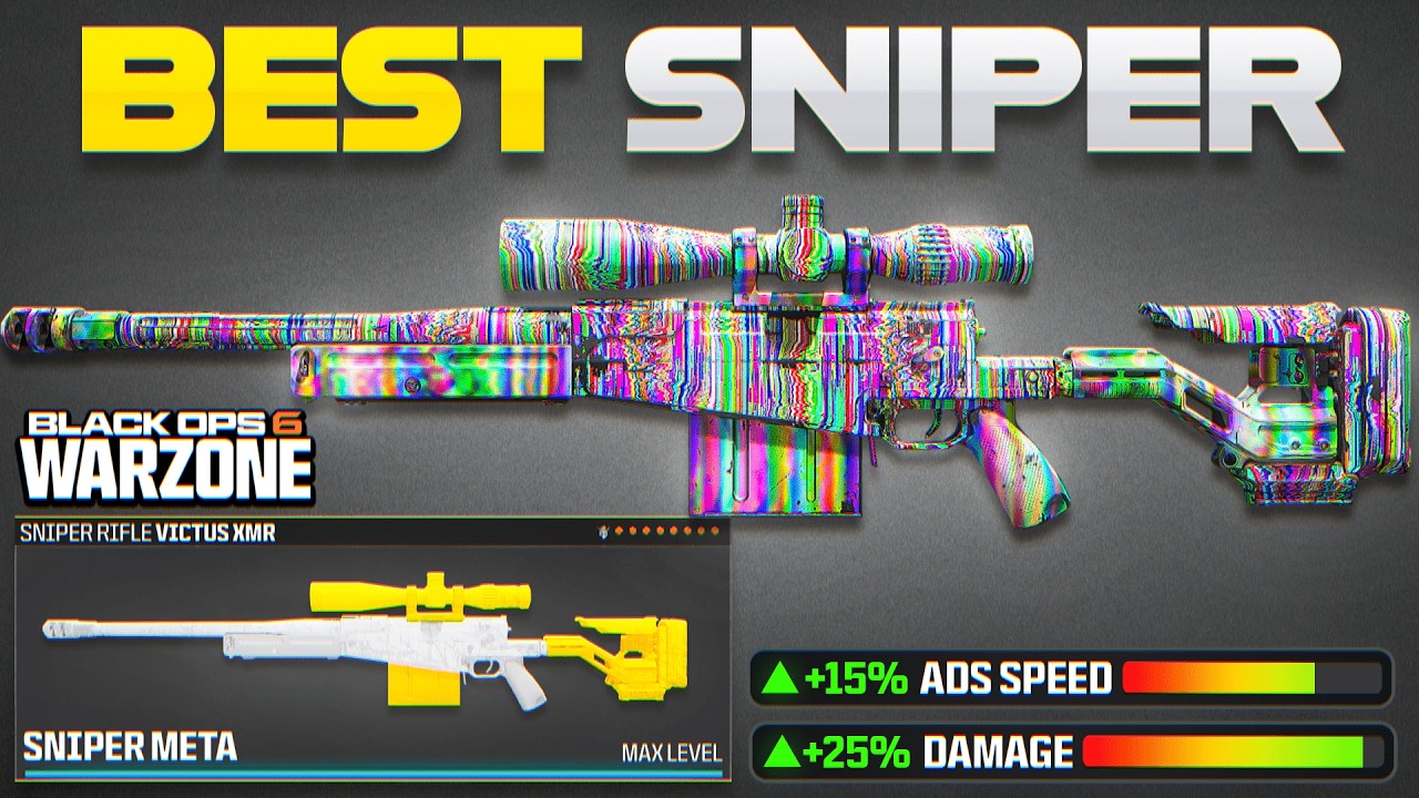 Meet the #1 ONE SHOT SNIPER CLASS in WARZONE 4 & BO6! (Best Warzone Sniper Meta Loadout)