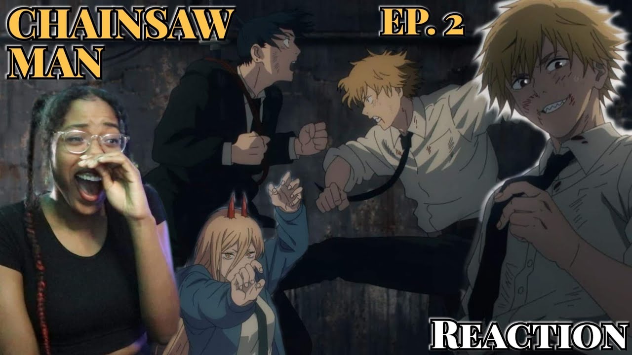 Just 2 Guys BONDING | His Dream is ✨Opai✨ | Chainsaw Man Episode 2 Reactioin | Lalafluffbunny