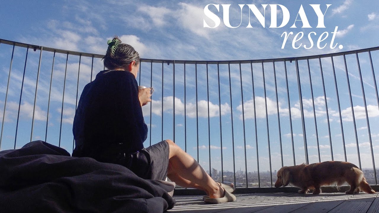 sunday reset routine | slow peaceful morning, grocery haul, clean my home with me ☁️