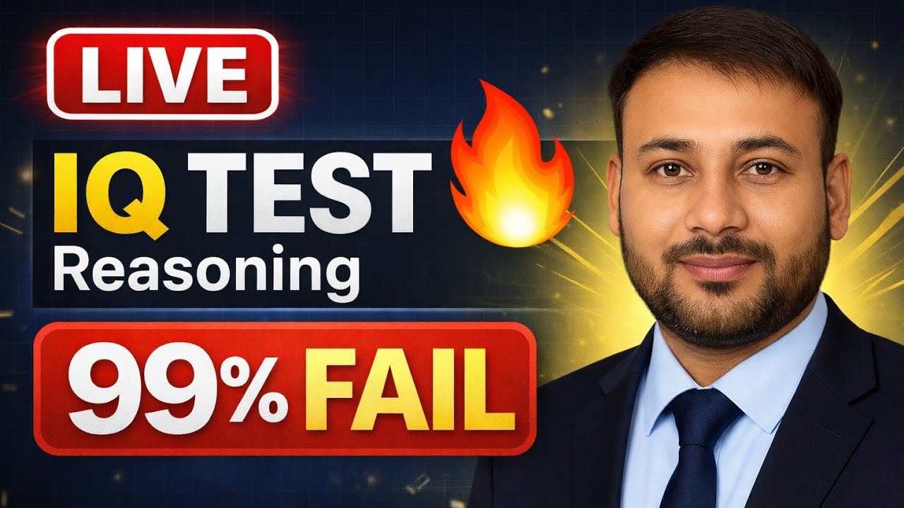 🔴 LIVE IQ Test 😱 | Reasoning Question | Comment Answer 🔥