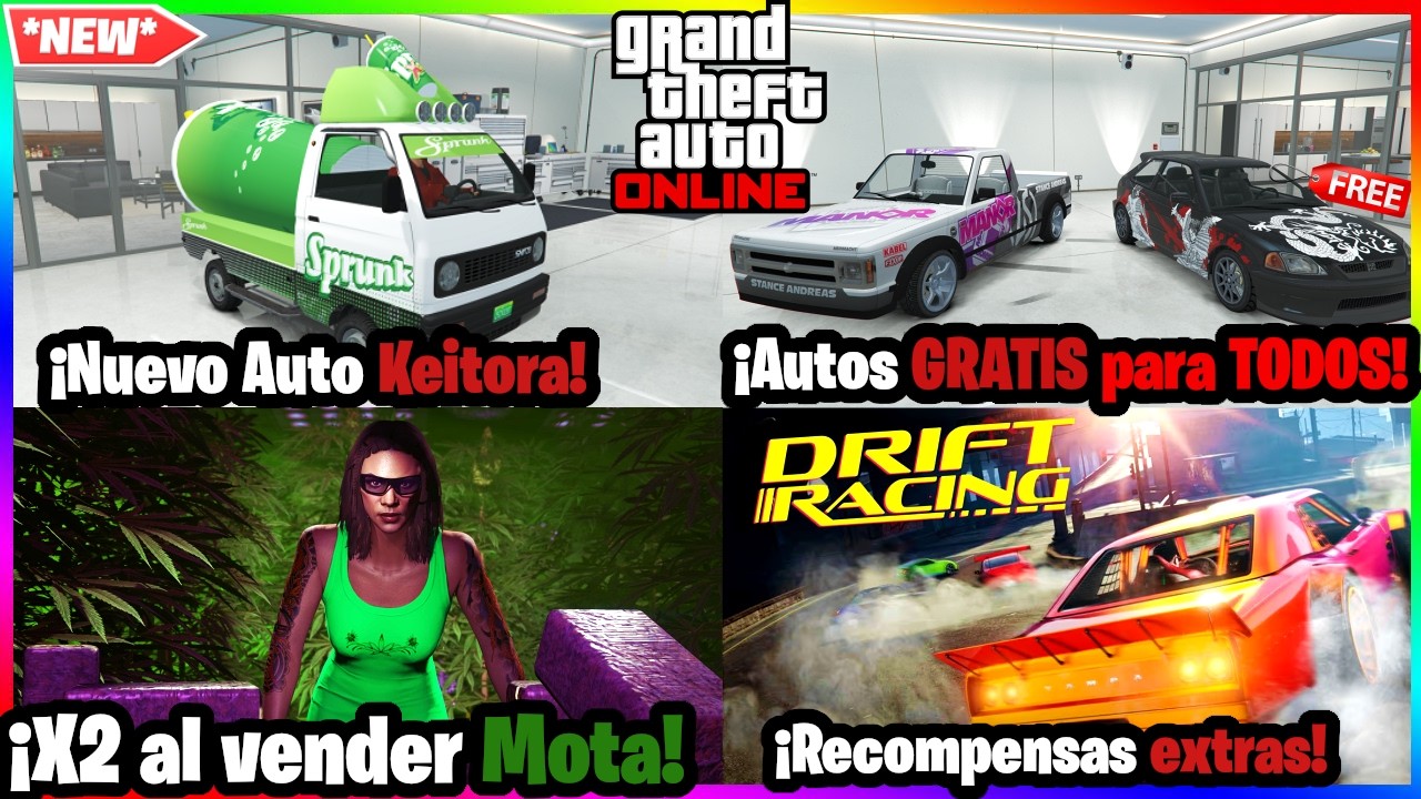 GTA Online &iexcl;AUTOS GRATIS para todos! &iexcl;Nuevo Auto Keitora y m&aacute;s! &iexcl;Evento semanal! Feb 26 - 5 Mar