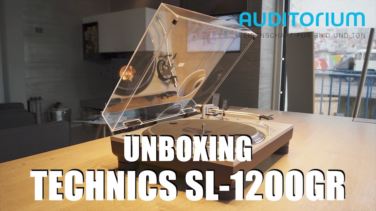 Unboxing Technics SL-1200GR/SL-1210GR