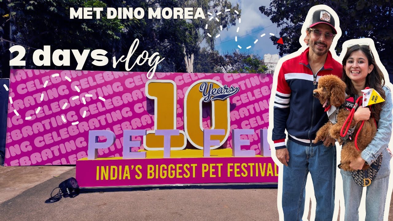 Pet fed Bangalore Vlog | India&rsquo;s biggest pet festival @PetFedIndia