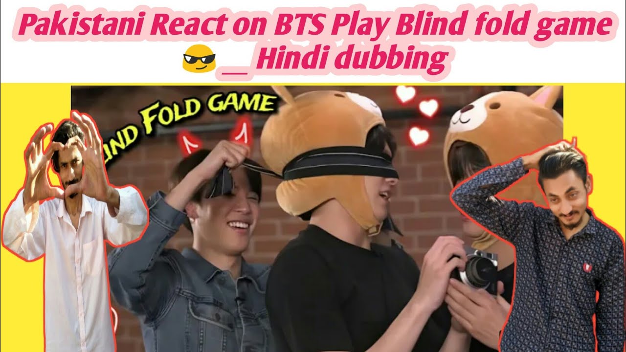 Reaction to BTS cute life Play Blind fold game 😎 // Hindi dub | React to Cute Life BTS | MHReaction
