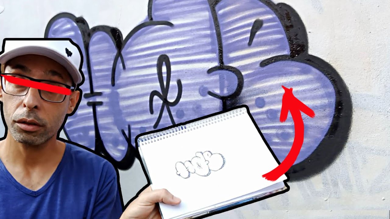 Dica de graffiti - Como fazer  graffiti do papel at&eacute; a parede