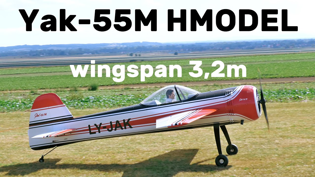 Yak-55M HMODEL | 3,2m IMAC RC aerobatic airplane | 4K | Hat 2025