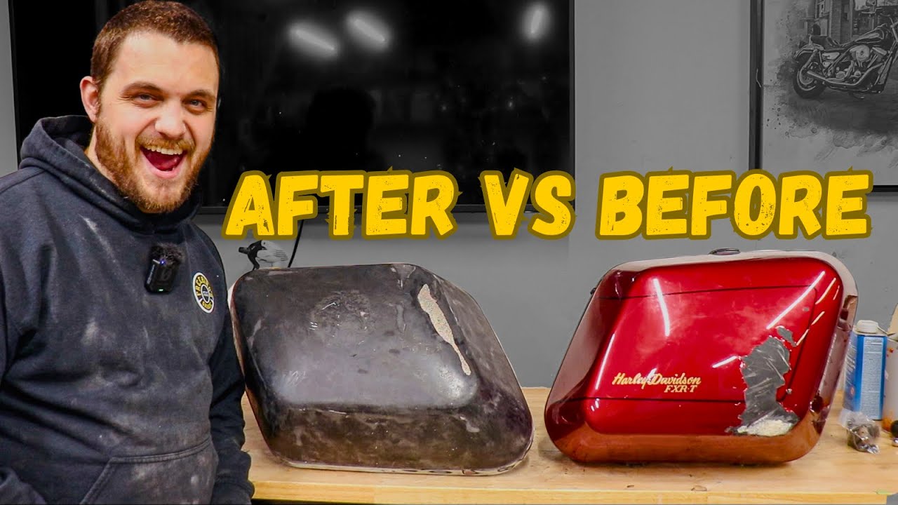Restoring Rare Harley FXR Saddlebags | Full Restoration Pt.2