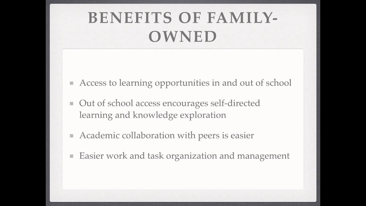 Shrewsbury Personal Learning Device Family Owned option webcast 2014