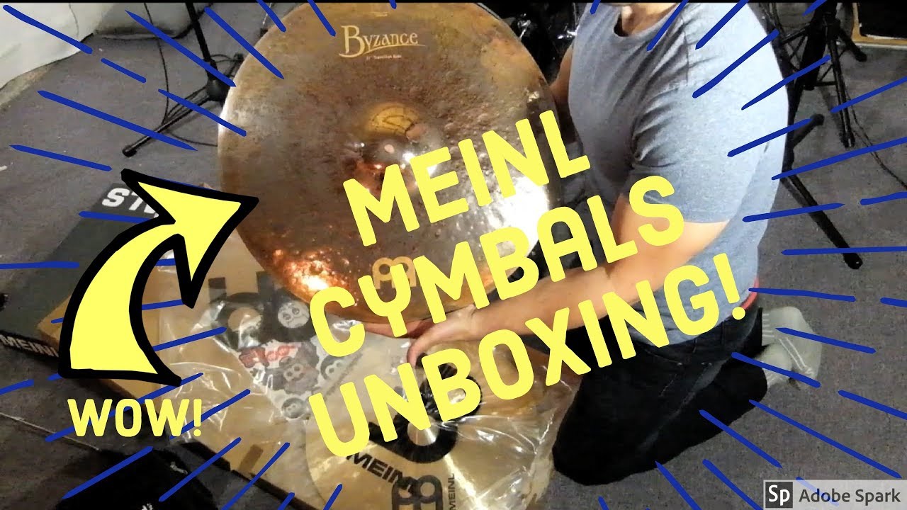 Mike Johnston Meinl Cymbal Pack Unboxing!