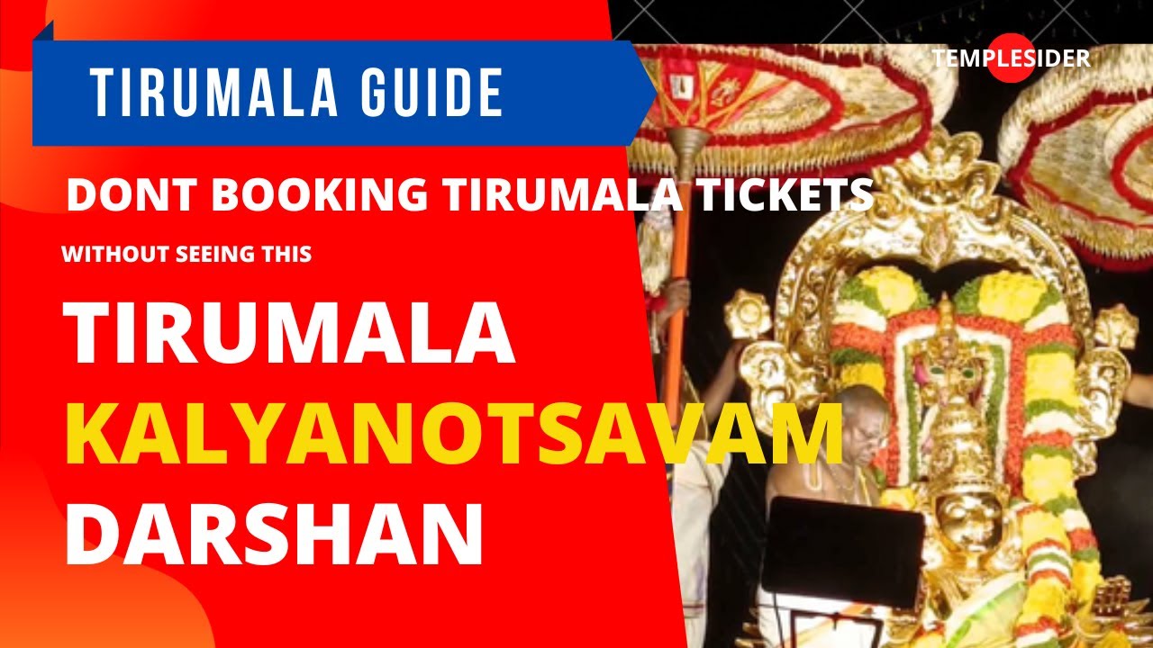 Tirumala Kalyanotsavam Darshan Easy Booking Procedure Online Timings Tickets Cost #tirumala