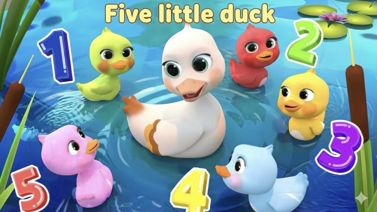 Five little ducks | five little ducklings song | | nursery rhymes for kids