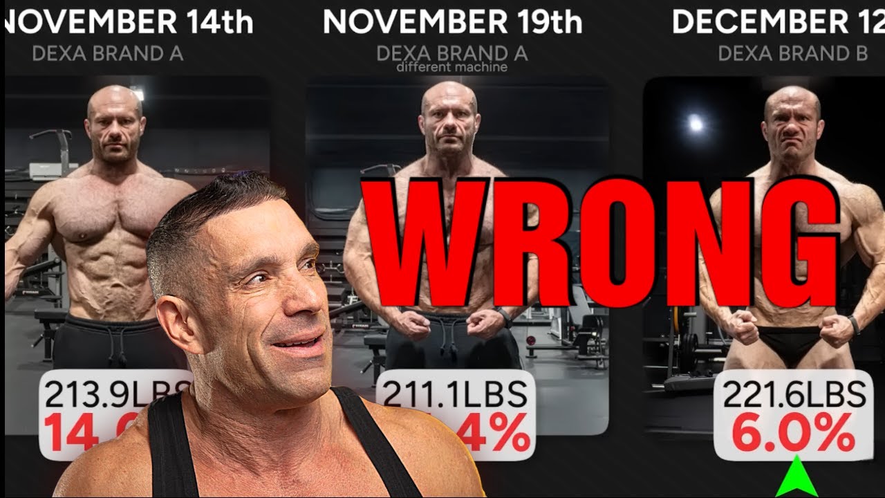 Mike Israetel Shows Jeff Nippard Is Wrong About Dexa Scans