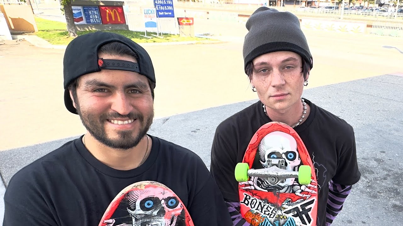 Christopher Hiett & Victor Garcia Old School Skateboard Sesh !!! @NkaVidsSkateboarding