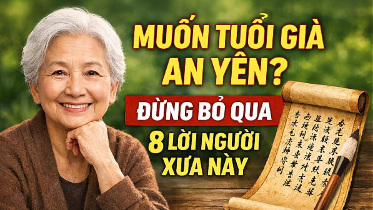 MUỐN TUỔI GIÀ AN YÊN? ĐỪNG BỎ QUA 8 LỜI NGƯỜI XƯA NÀY - NGẪM LỜI NGƯỜI XƯA