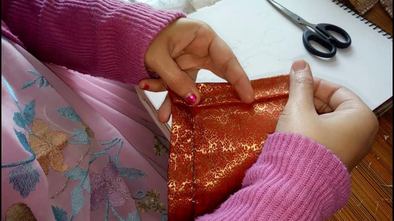 How to make gorgeous dhoti in home-part 1 making dhoti for Gaur Nitai/ krishna Balarama Deities