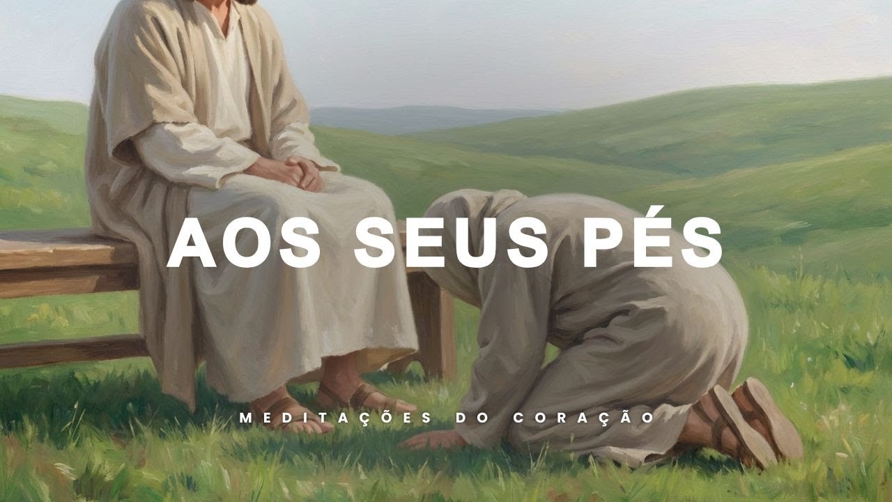 Meditação Cristã - Aos Pés de Jesus | Lugar de Descanso e Cura Aos seus pés