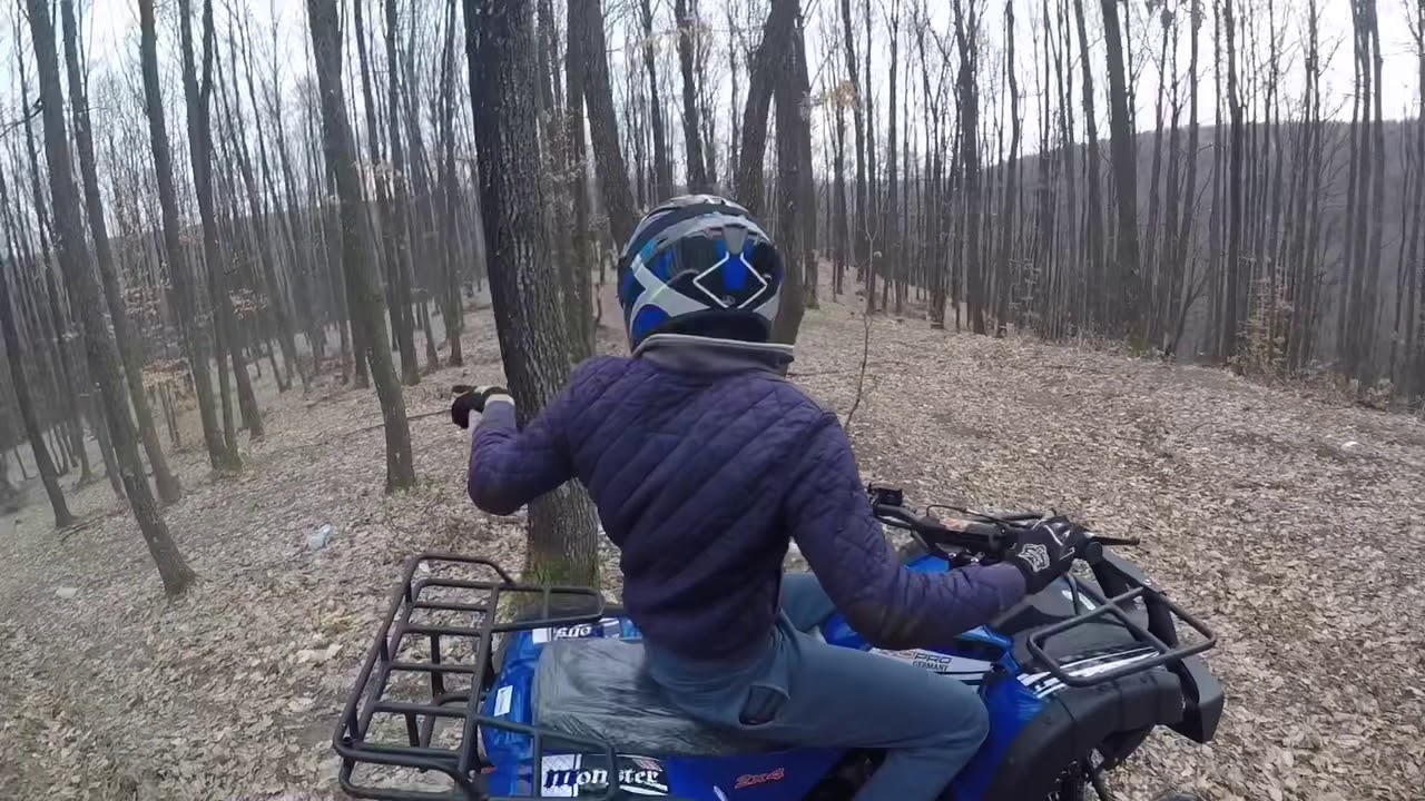 Atv KXD 200 cc внедорожный тест-драйв