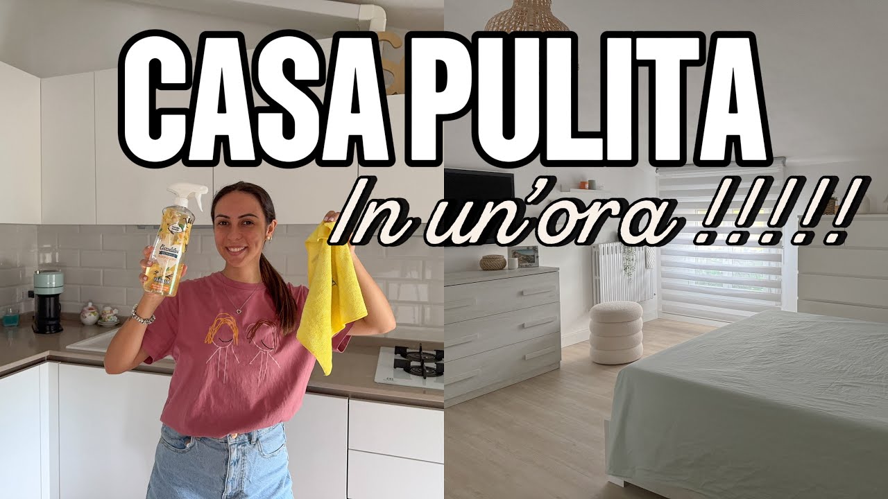 CASA FRESCA & PULITA IN UN'ORA !!! I PRODOTTI CHE USO PER LE PULIZIE DI TUTTI I GIORNI