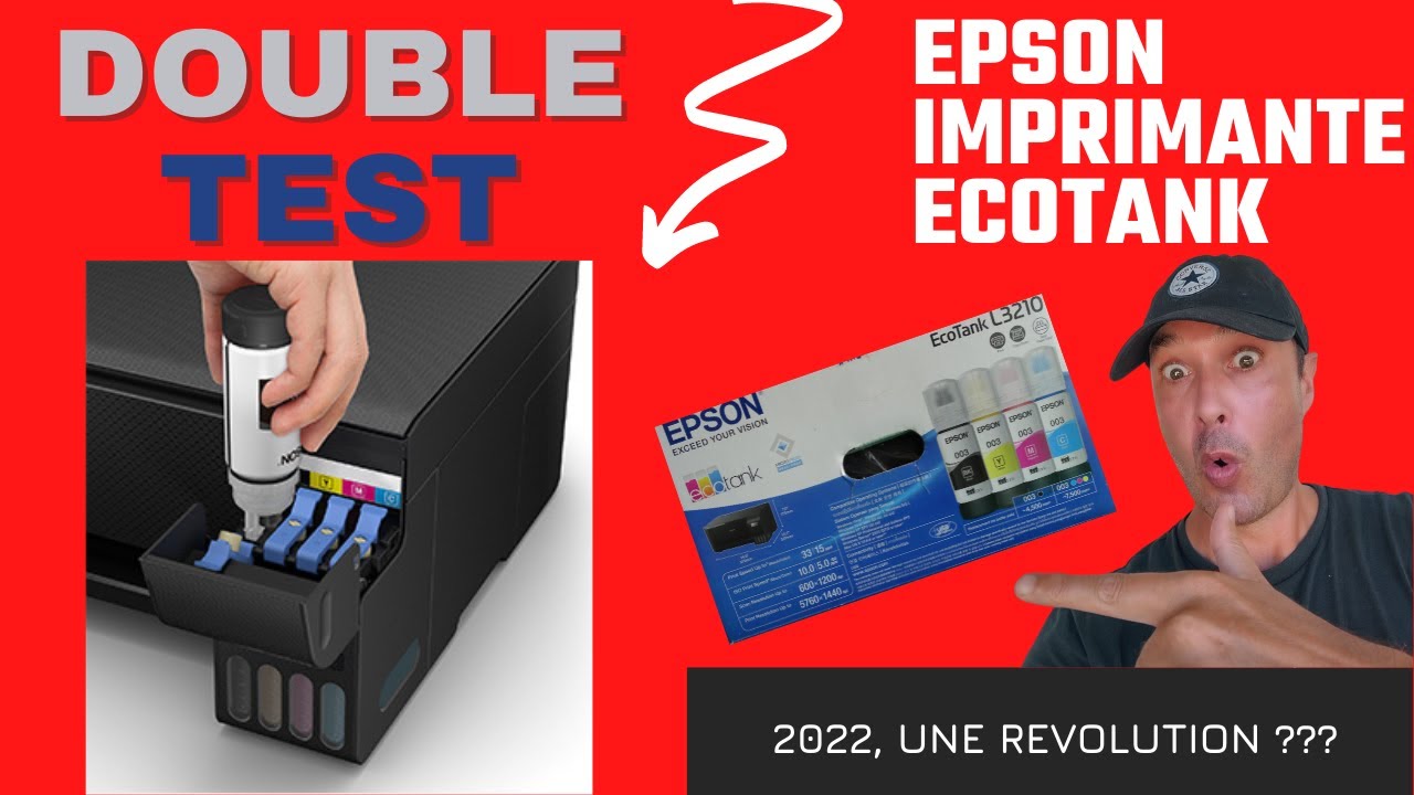 Imprimante SANS CARTOUCHE ! EPSON ECOTANK pour 100 euros ! Bonne affaire? (by Double Test)