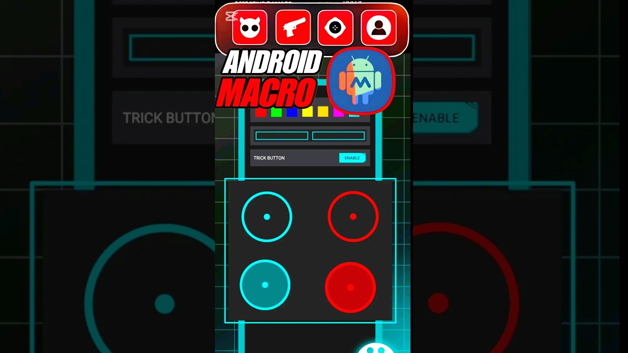 Free Fire New Android👾 MacroTutorial🎯 |Macrodroid NewMacro 👽Headshot👾File 🗄️#macroparafreefire#white