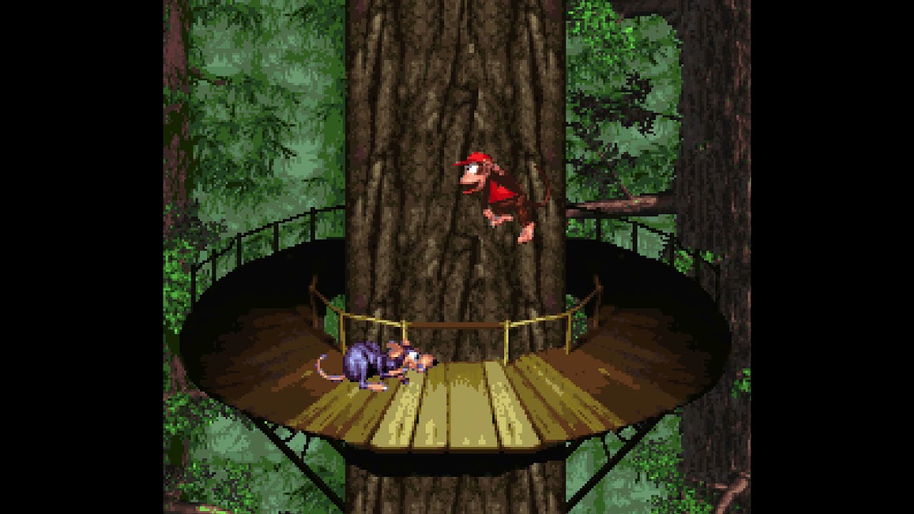 Donkey Kong Country 4: The Kongs Return - Mod with both Donkey / Diddy / Dixie / Kiddy - 1st levels