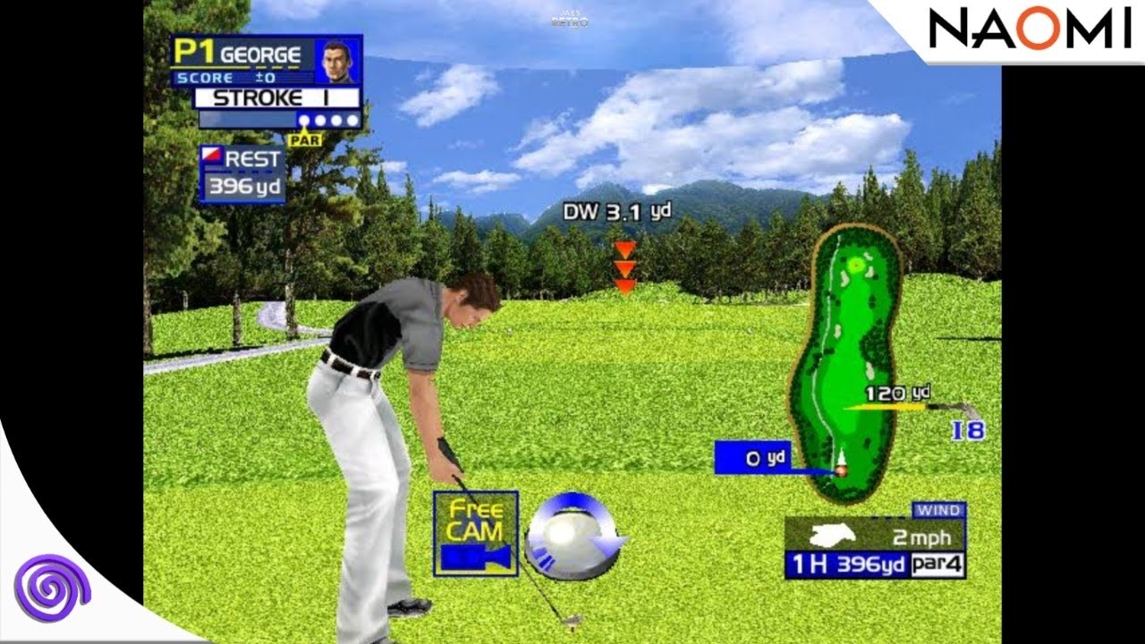 VIRTUA GOLF | SEGA NAOMI GAMEPLAY