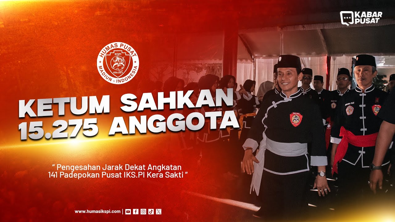 PENGESAHAN JARAK DEKAT ANGKATAN 141