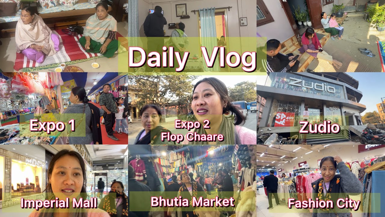 Daily Vlog || Neton ga Eiga Angao Taare || Expo Flop Chaare || Town da Ngaona Leire 