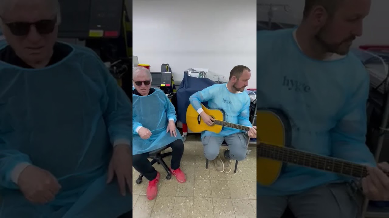 דני בסן, סולן להקת ״תיסלם״ בפגייה | צילום: דוברות הדסה