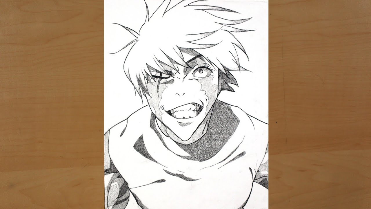 How to Draw Maki Zenin step by step | Jujutsu Kaisen