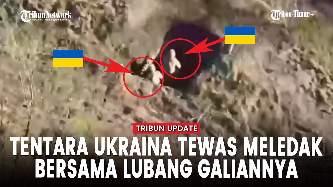 Drone Rusia Ledakkan Persembunyian Tentara Ukraina di Lubang Galian