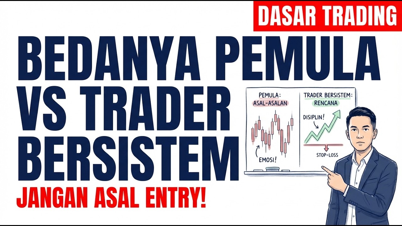 CARA MEMULAI TRADING & INVESTASI YANG BENAR: BEDANYA PEMULA VS TRADER BERSISTEM !