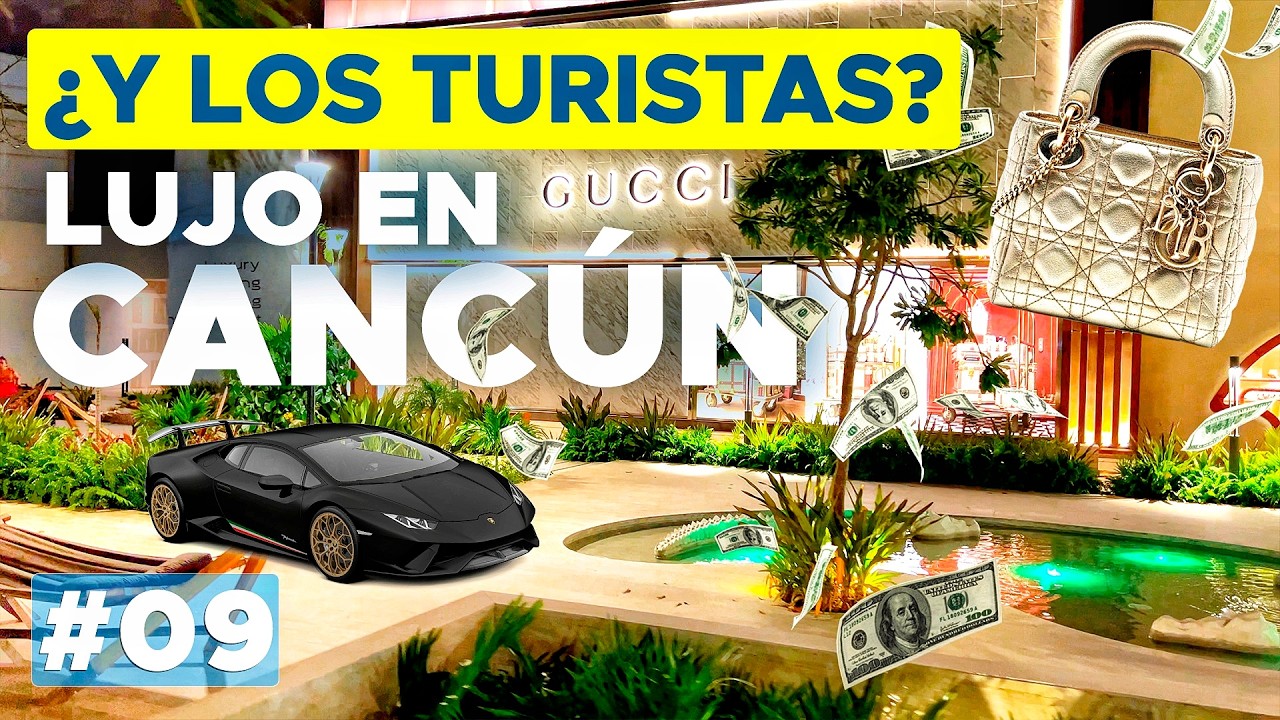 LUJO en CANCÚN ASÍ ES el CENTRO COMERCIAL MÁS LUJOSO de CANCÚN la ISLA ¿Dónde están todos?