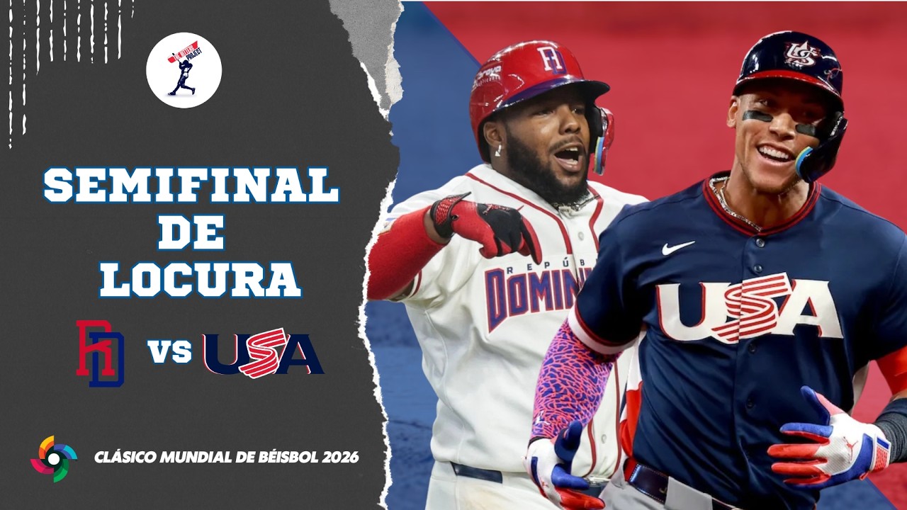 USA vs Dominicana ⚾🔥 Se viene la semifinal más caliente del Clásico Mundial