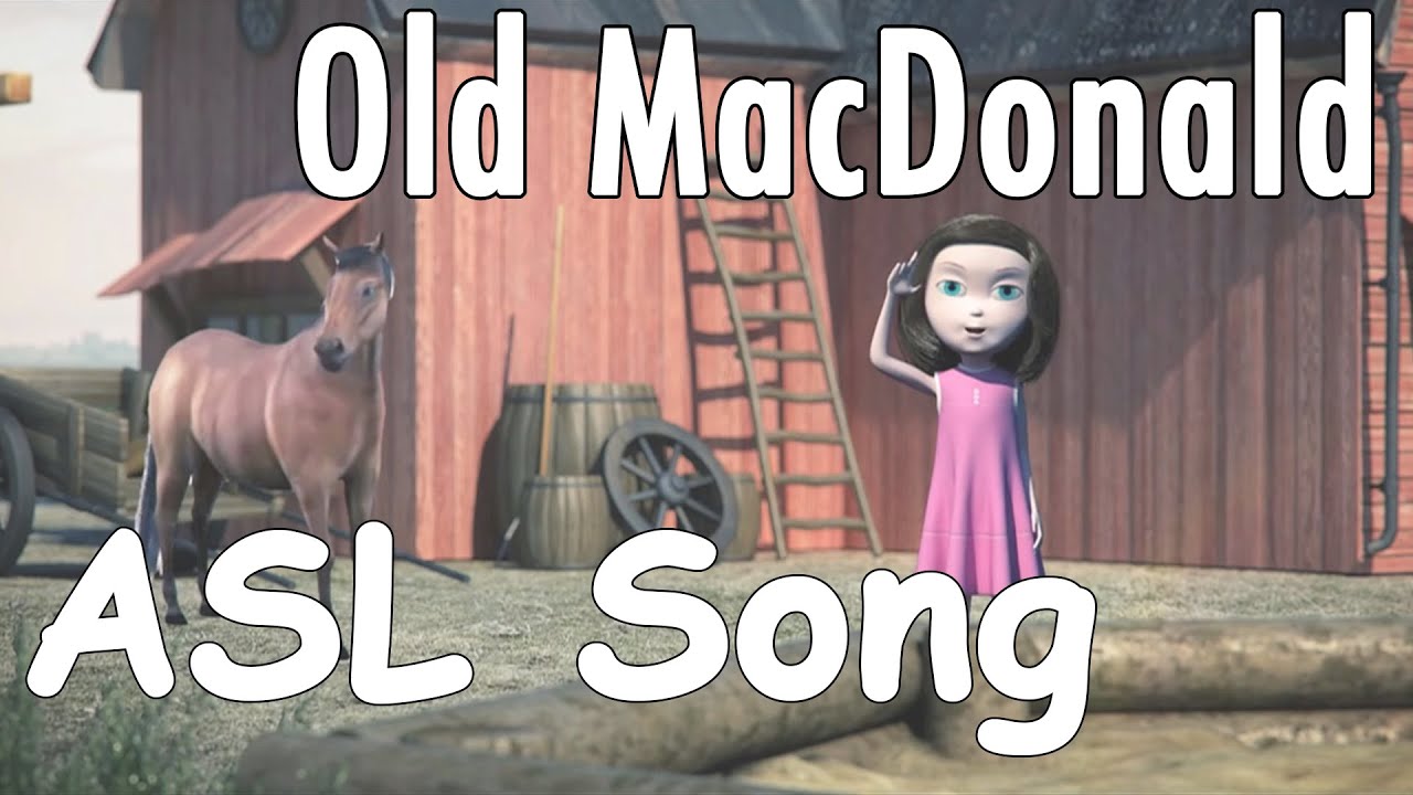 Old MacDonald | ASL Animated Song  (song only)