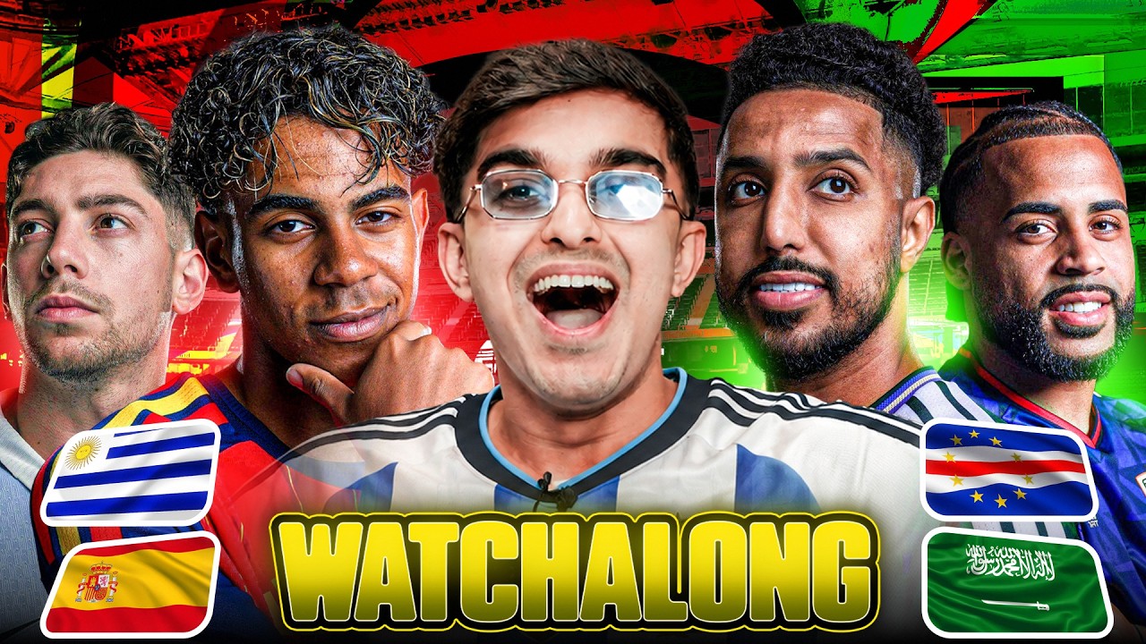 URUGUAY VS SPAIN & CAPE VERDE VS SAUDI ARABIA | FIFA WORLD CUP 2026 LIVE REACTION!!
