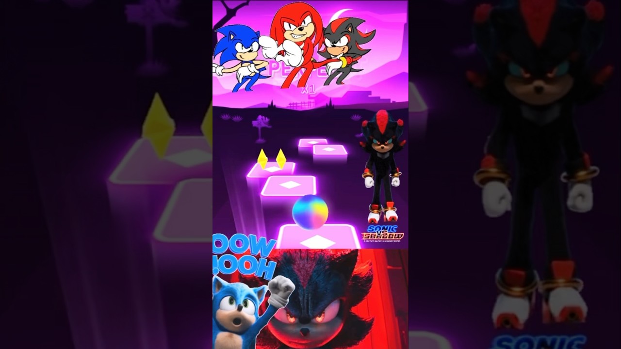 Sonic Mode Activated! Tiles Hop 