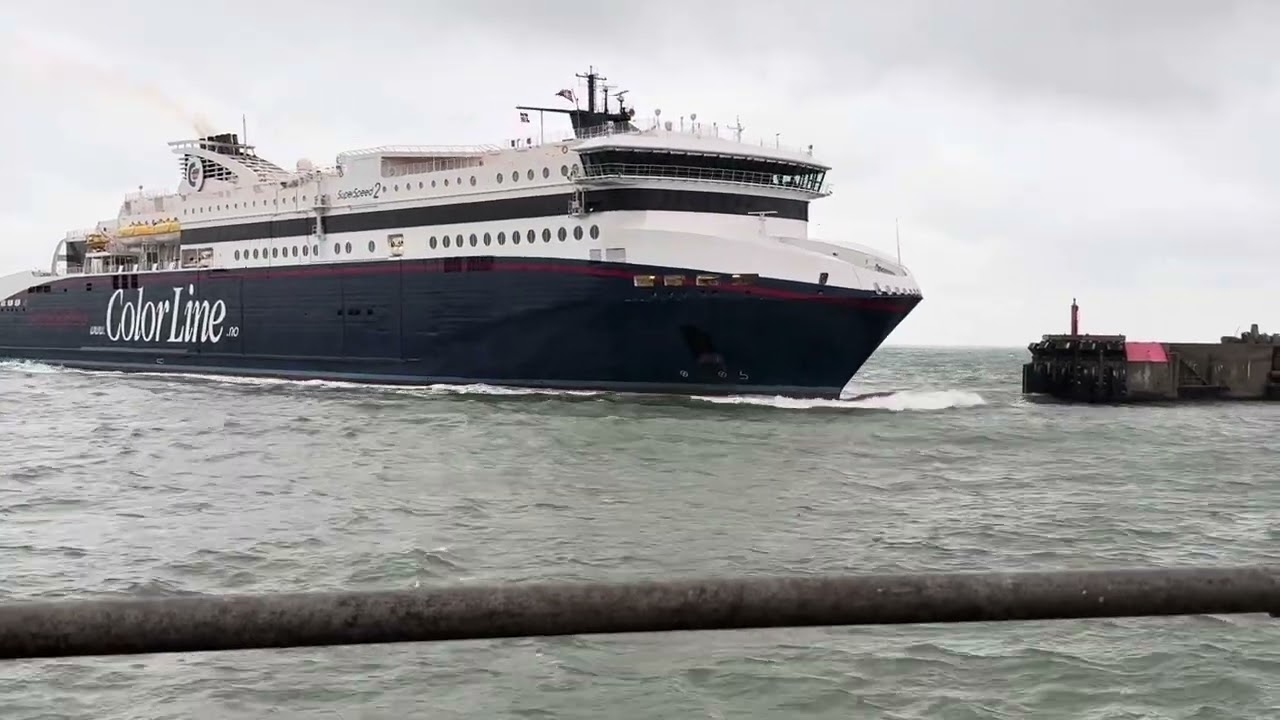 Color Line, Superspeed 2 arriving in Hirtshals