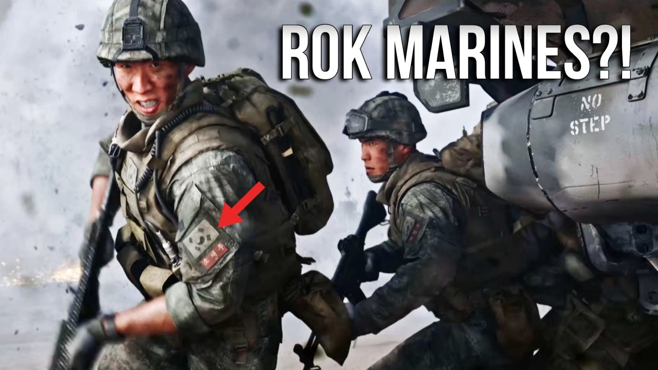 Корейский морпех смотрит трейлер Modern Warfare 4