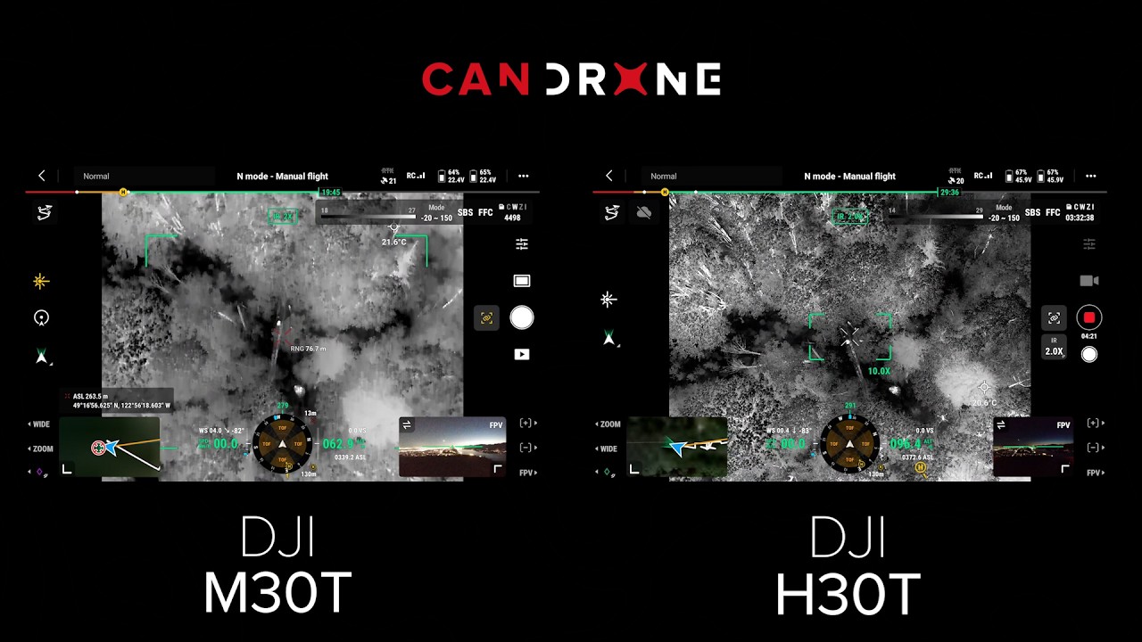 Thermal Drone Camera Comparison: Matrice 30T vs Zenmuse H30T