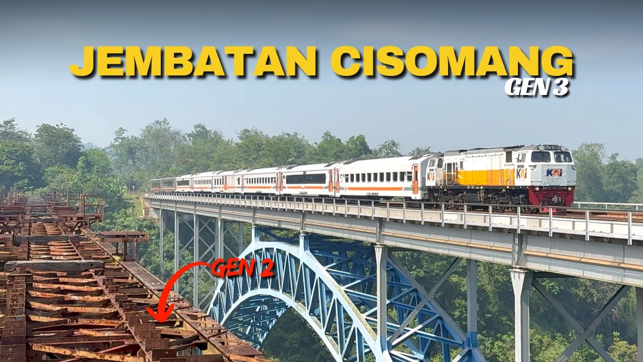 TERTINGGI DI INDONESA !! JEMBATAN CISOMANG GEN 3 SIMBOL KEHEBATAN ANAK BANGSA