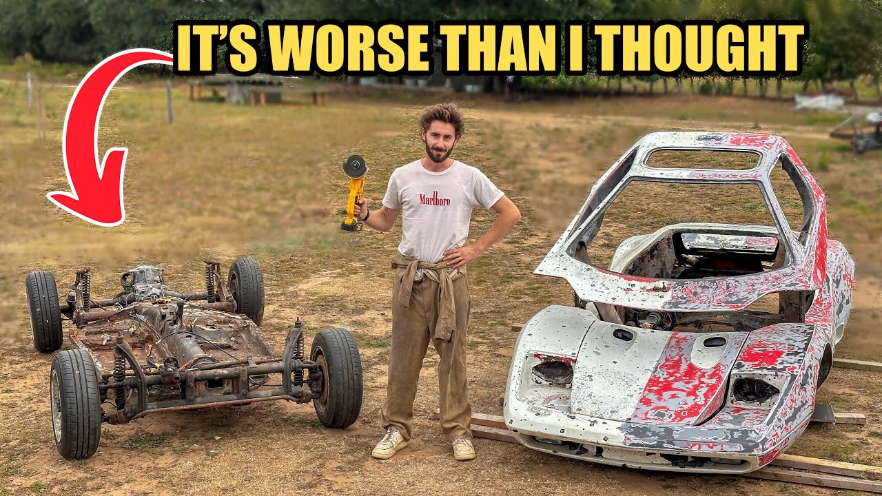 I Took the Body Off My Abandoned 80s Supercar - The Chassis Is a Disaster