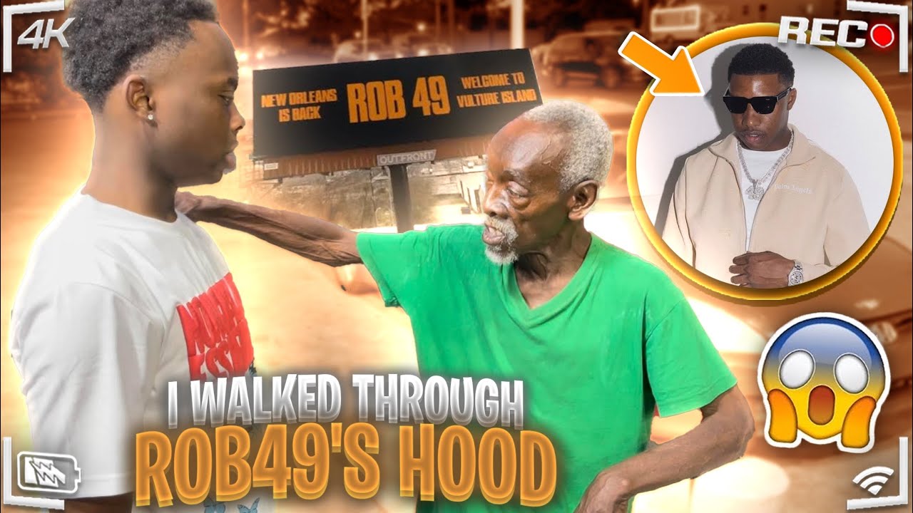 I WALKED THROUGH ROB49'S HOOD | Vulture Island 😱🔥
