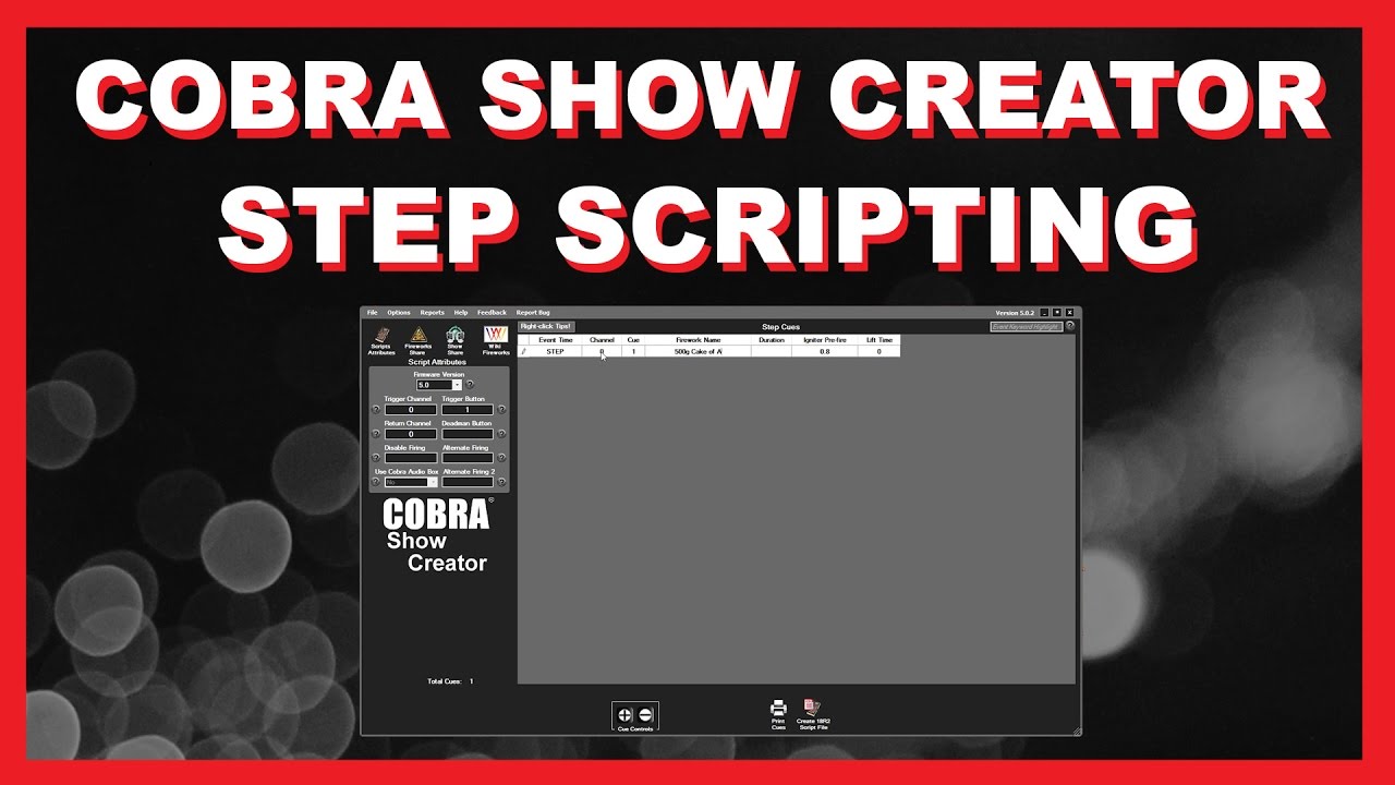 COBRA Show Creator - Step Scripting