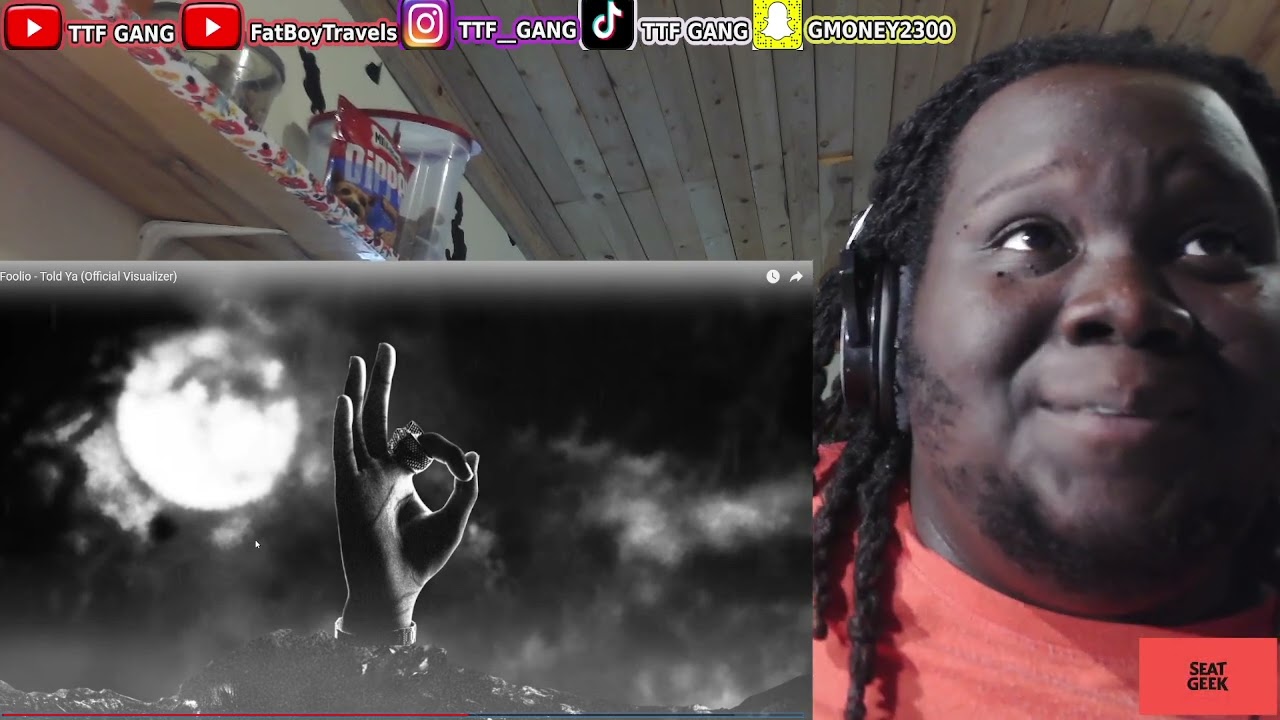 Foolio - Told Ya (Official Visualizer)(Reaction)