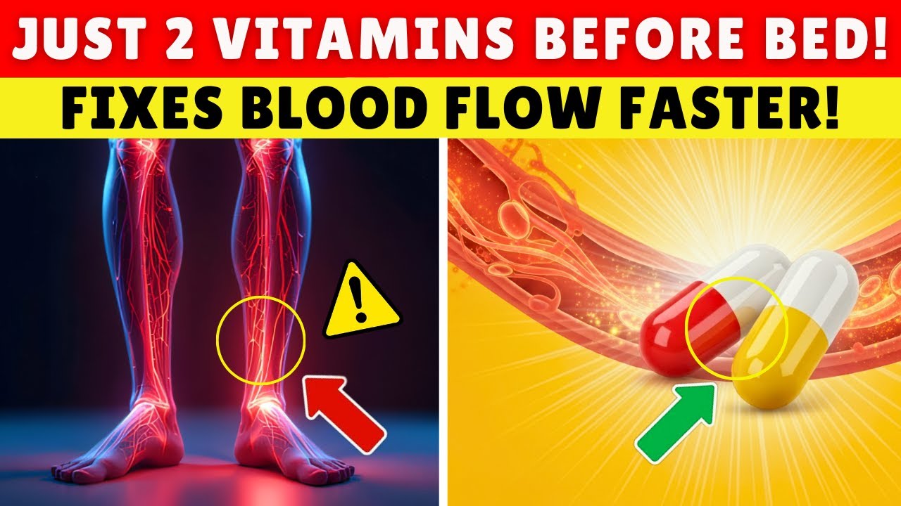 Vitamins for Blood Flow: The ONLY 2 You Need After 60 (Doctor Approved).  | Senior Health Tips