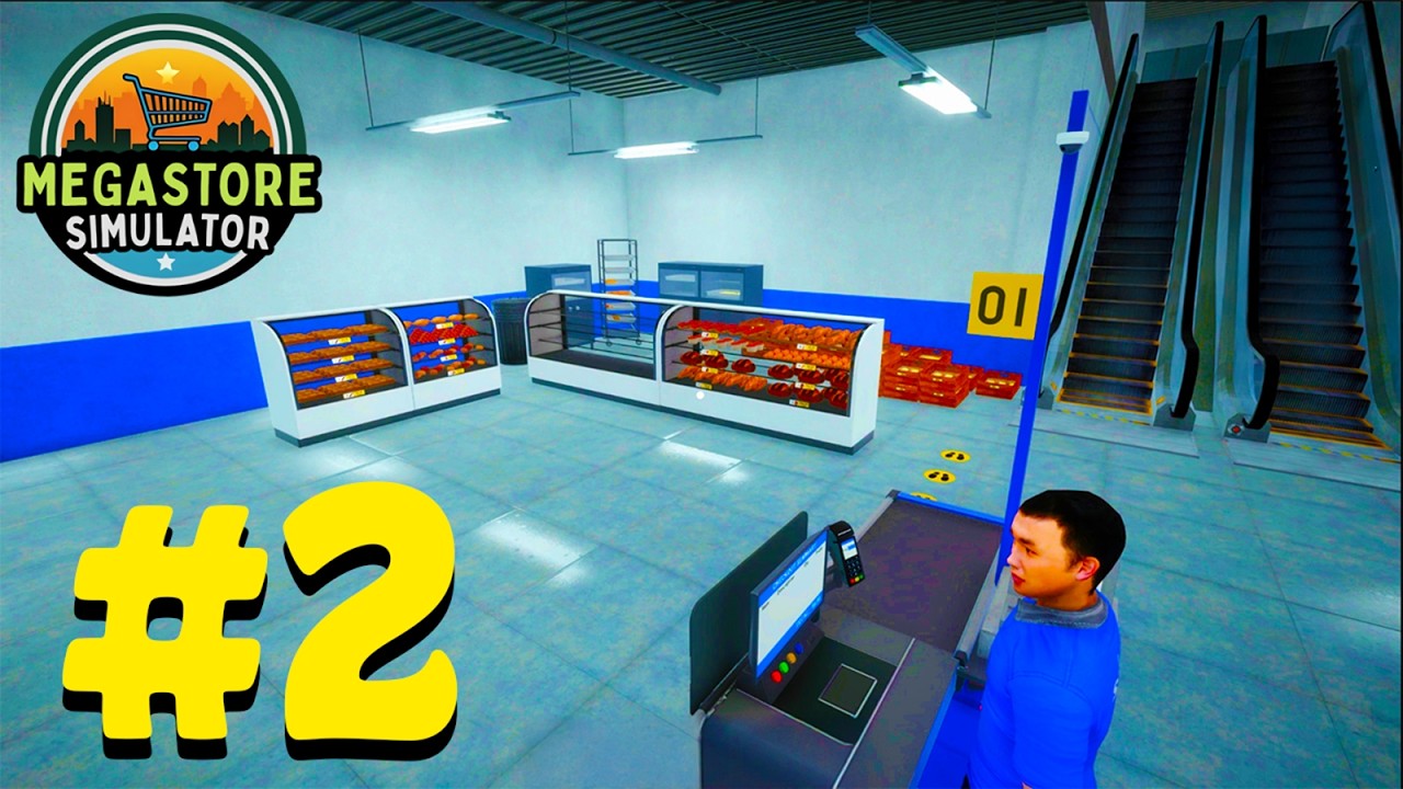 Megastore Simulator | Part 2 | I Hired My FIRST Employee & Upgraded the Bakery 🍞