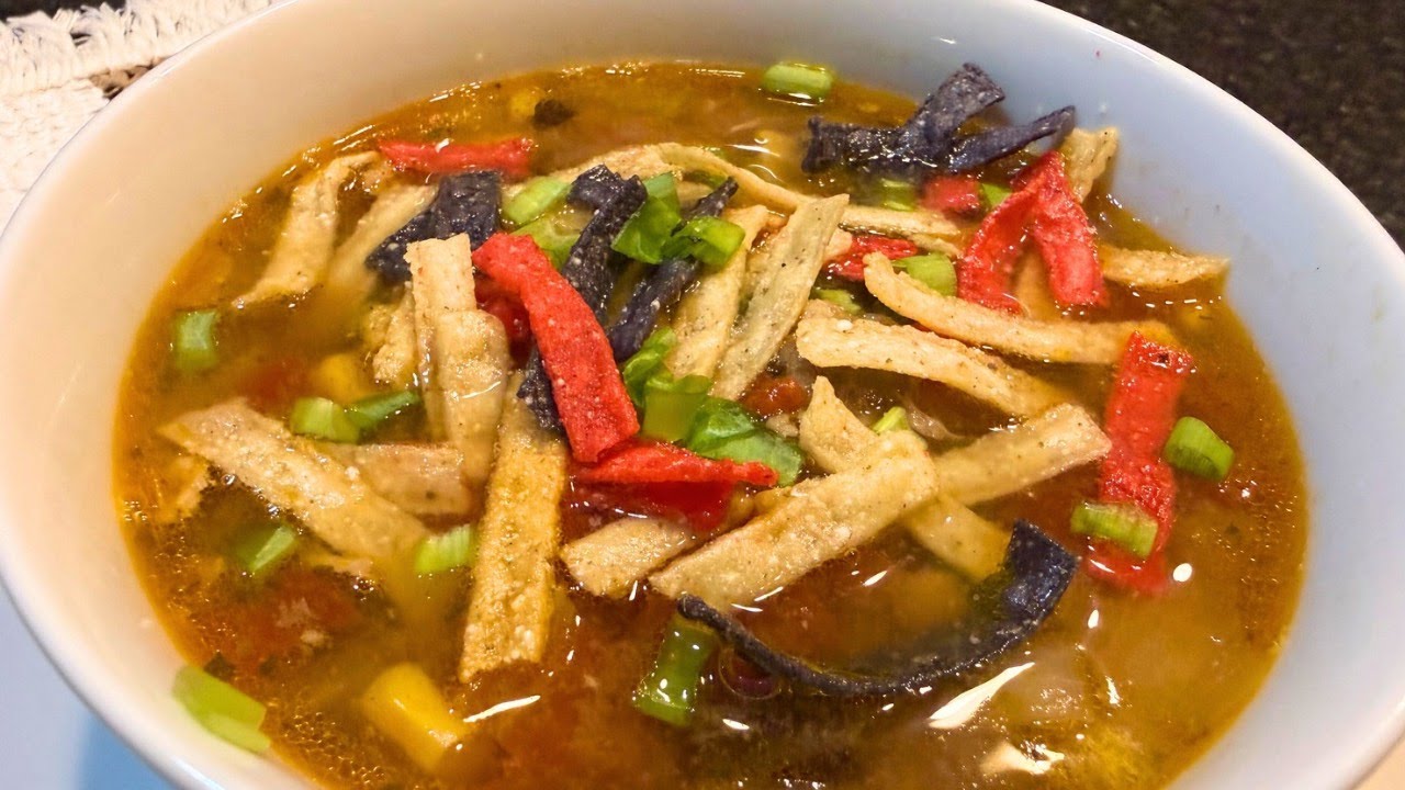 Homemade Chicken Tortilla Soup