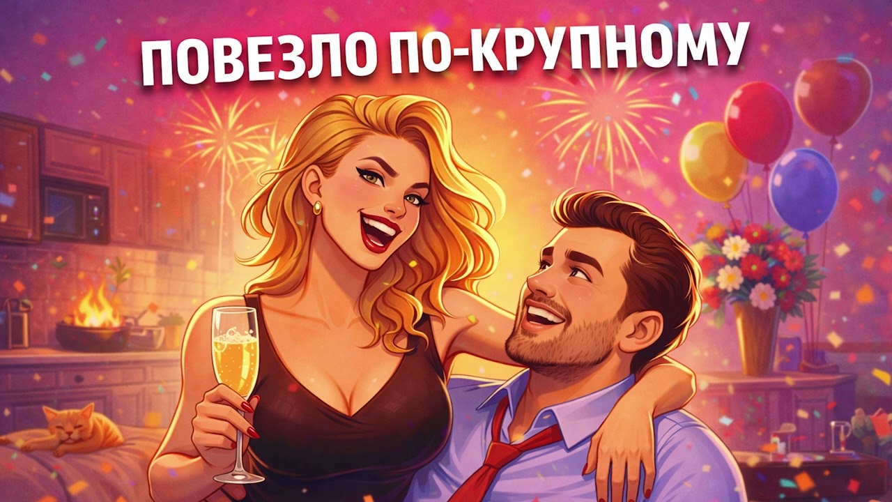Повезло по крупному | Женщина фейерверк