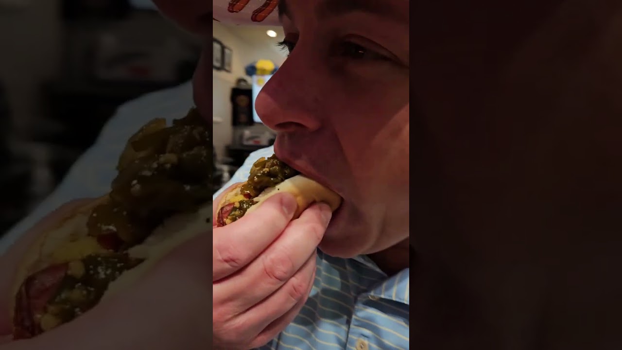 The Dawg House - Totowa NJ - Part 🌭 Homemade pepper and en fuego relish on an air fried all beef